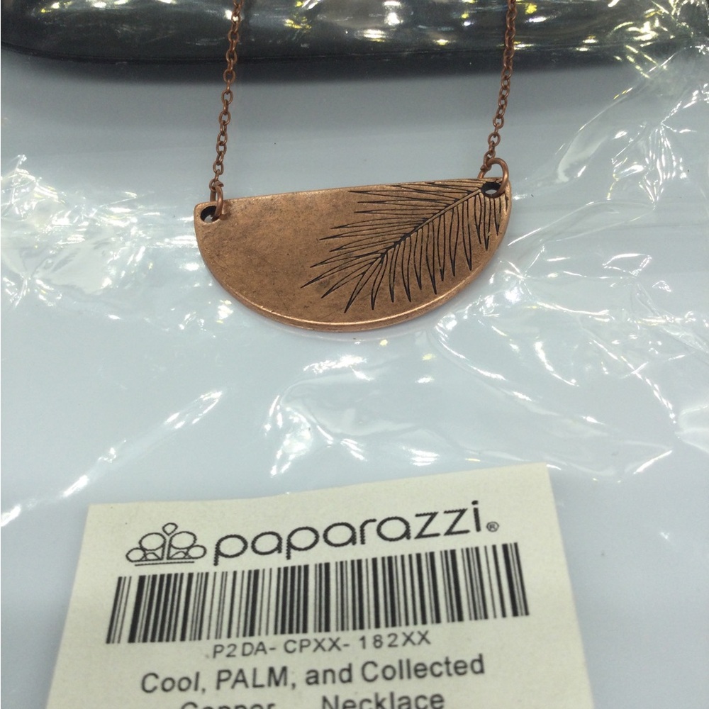Paparazzi half moon necklace with earrings. New
